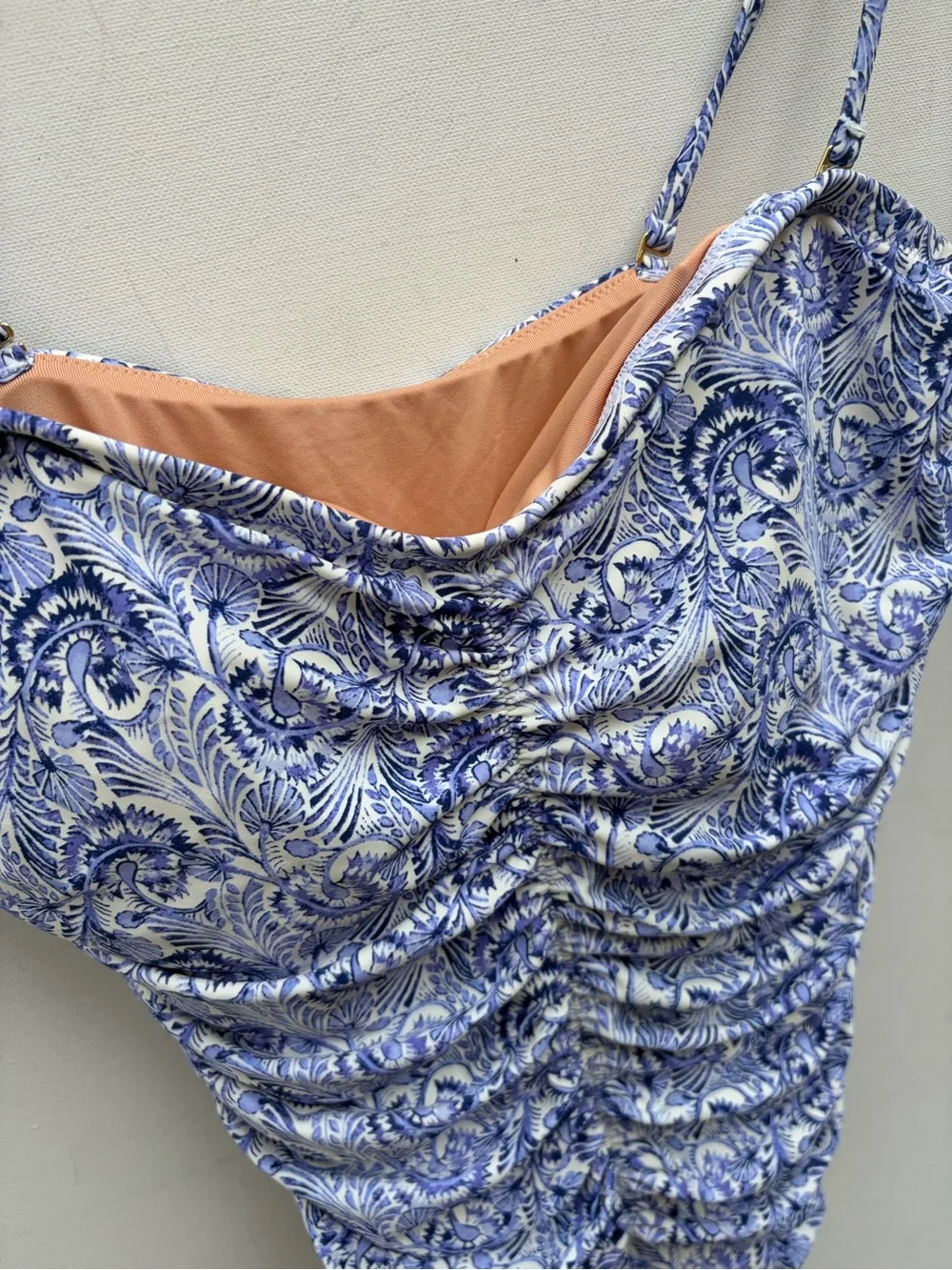 J Crew Bathing Suit Ruched Sweetheart One Piece